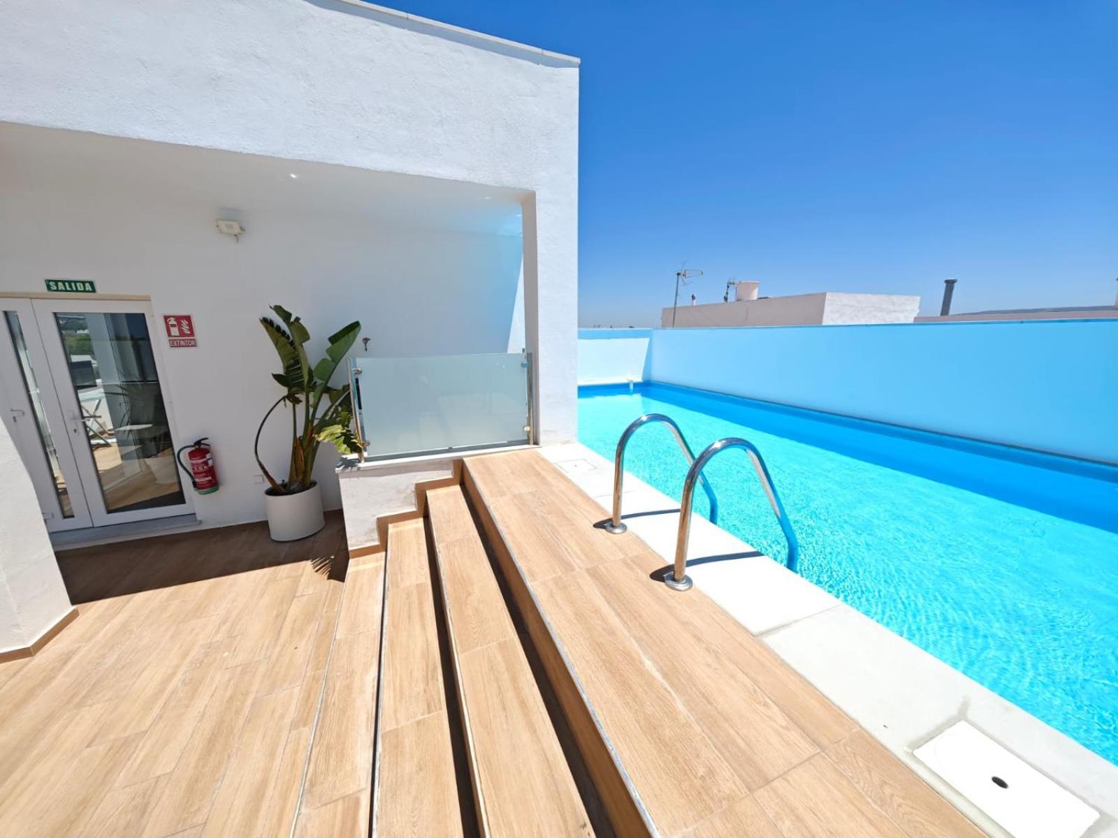 Apartamento Nuevo En Planta Baja A Con Piscina Y Solarium Barbate Esterno foto